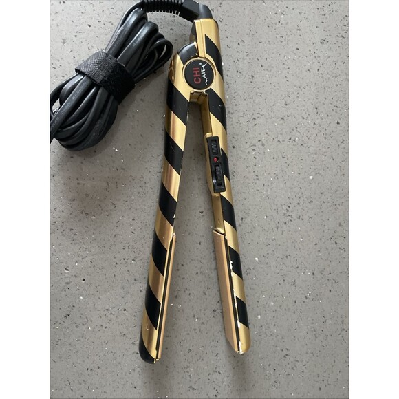 CHI AIR 1" Gold Flat Iron CA2122 One Inch tested works - Picture 5 of 7